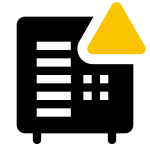 Media Changer Alerted SVG Icon